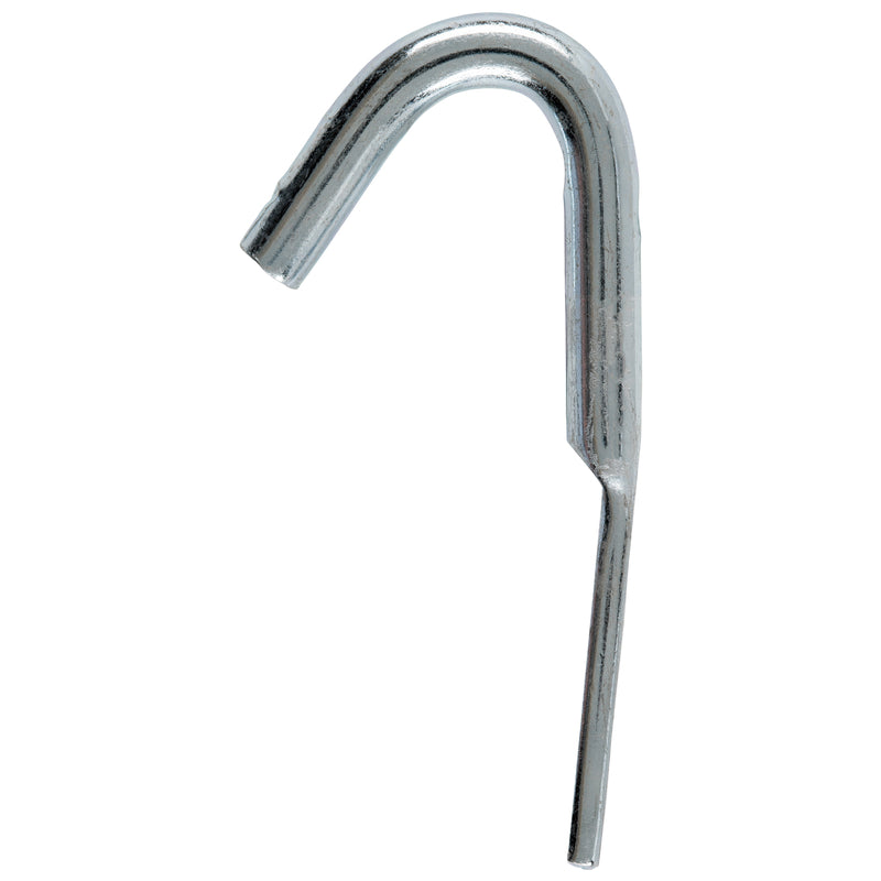 Hampton Small Zinc-Plated Silver Steel 2.5625 in. L Rope Binding Hook 175 lb 1 pk, Pack of 10