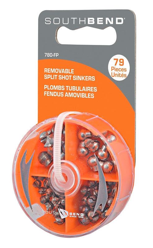 South-Bend 780-FP Removable Split Shot Small Assortment