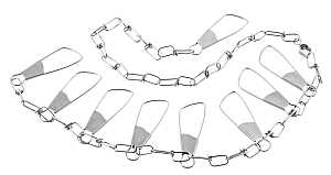 South-Bend SBFS19 Snap Swivel Chain Stringer