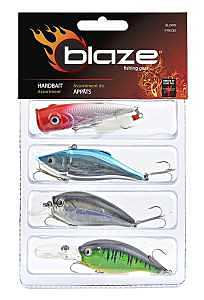 South-Bend Blaze Series BLZ4PK Hardbait Kit, Assorted Lure