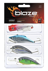 South-Bend Blaze Series BLZ4PK Hardbait Kit, Assorted Lure