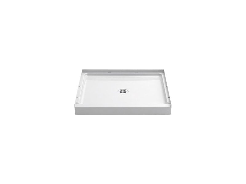 Sterling Guard+ Series 72301100-0 Shower Base, 36 in L, 34 in W, 4-3/16 in H, Vikrell, White, Alcove Installation