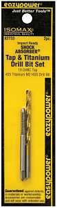 Eazypower 82733 Tap and Drill Set, 10-24 Thread, Titanium