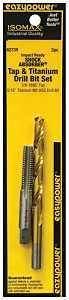 Eazypower 82739 Tap and Drill Set, 3/8-16 Thread, Titanium