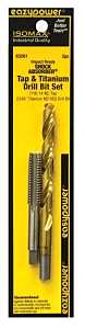 Eazypower 83261 Tap and Drill Set, 7/16-14 Thread, Titanium