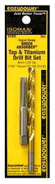 Eazypower 83265 Tap and Drill Set, 8mm-1.25 Thread, Titanium