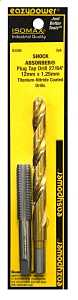 Eazypower 83268 Tap and Drill Set, 12MM-1.25 Thread, Titanium