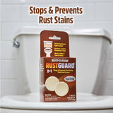 Rust-Oleum Whink RUSTGuard Series 390879 Bowl Cleaner, 4 oz Box, Tablet, White