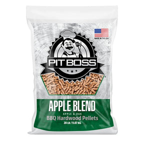 Pit Boss 55233 Apple Blend Pellets, 20 lb, Bag, Wood