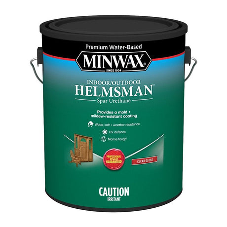Minwax Helmsman CM4307004 Spar Urethane Varnish, Gloss, Clear, 3.78 L, Pack of 2