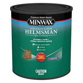 Minwax Helmsman CM4306004 Spar Urethane Varnish, Satin, Clear, 946 mL