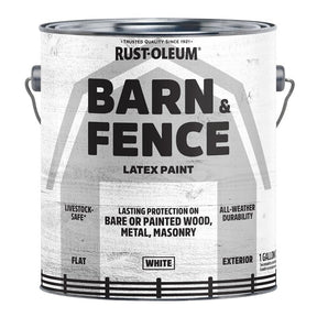 BARN & FENCE PAINT FLT WHT 1GA, Pack of 2