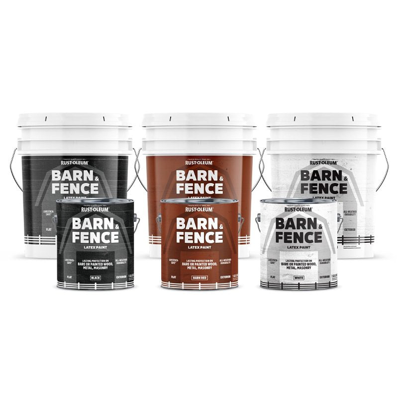 BARN&FNC PAINT FLT BRN RED 5GA