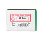 HILLMAN No. 10 X 3 in. L Slotted Hex Washer Head Sheet Metal Screws 100 pk