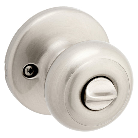 Kwikset 400CV 15 RCAL RCS Entry Knob, Satin Nickel, Brass, KW1 Keyway, 3 Grade