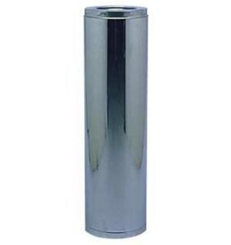 Selkirk SuperVent 2100 JM8S24 Chimney Pipe, 12 in OD, 24 in L, Stainless Steel