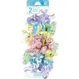 Paper Images Multi-Color Pastel Curly Bows, Pack of 6