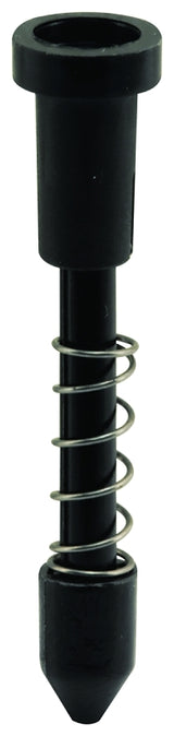 Make-2-Fit PL 7777 Plunger Latch, Nylon, Black, For: 3/8 in and 7/16 in Screen Frames