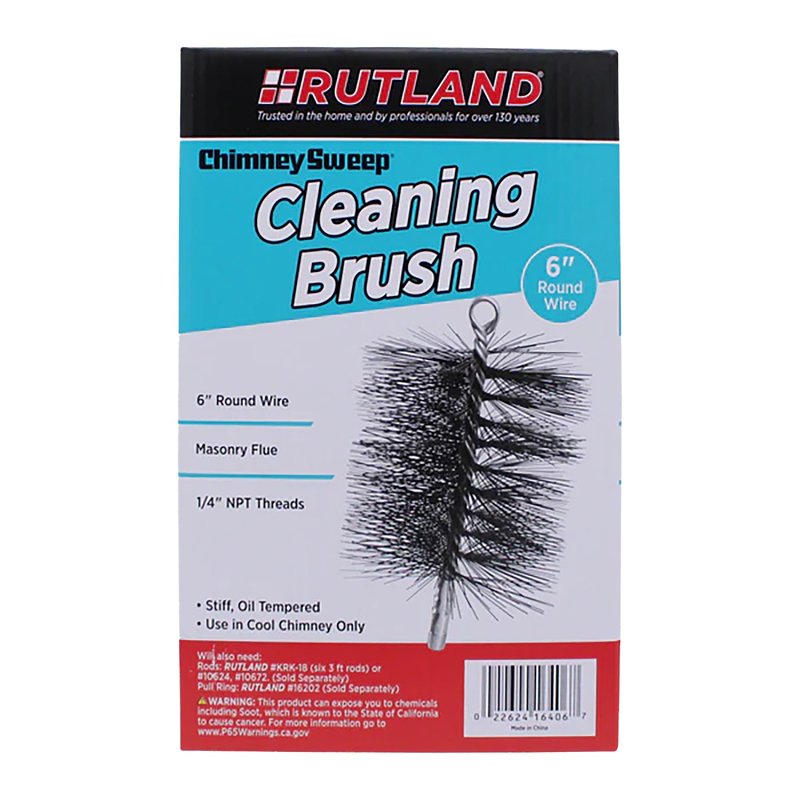 CLEANING BRUSH ROUND WIRE 6IN