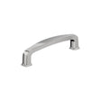 Amerock Franklin Series BP3705126 Cabinet Pull, 4-1/4 in L Handle, 9/16 in H Handle, 1-1/16 in Projection, Zinc