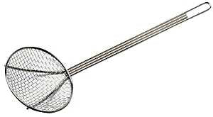 Bayou Classic 0186 Mesh Skimmer, Specifications: 7 in Bowl, Nickel