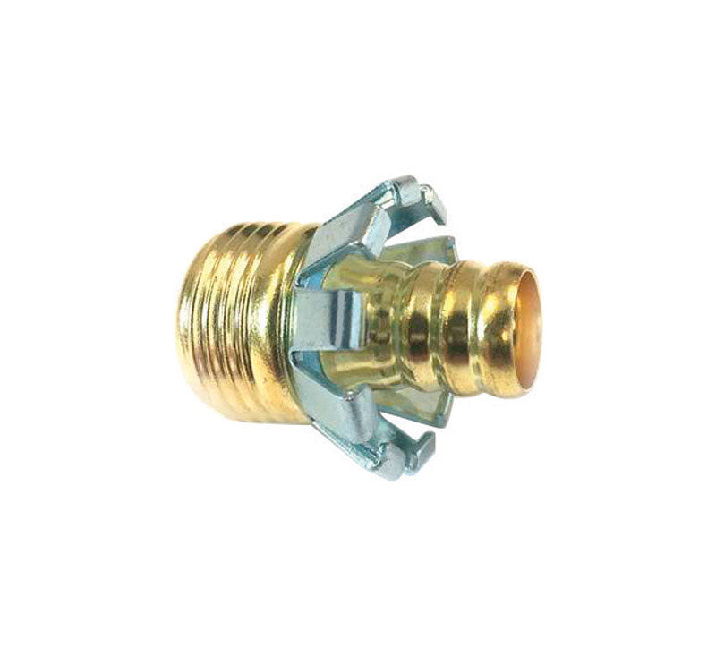 Gilmour 5/8 in. Brass Threaded Male Clinch Coupling, Pack of 10