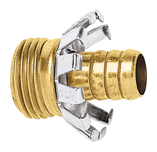 Gilmour 1/2 in. Brass Threaded Male Clinch Coupling, Pack of 10