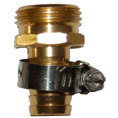 Rugg 3/4 in. Brass Threaded Male Hose Coupling, Pack of 30