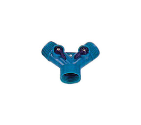 Rugg 3/4 in. Plastic Threaded Female/Male Y-Hose Connector with Shut Offs, Pack of 30