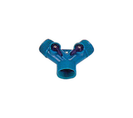 Rugg 3/4 in. Plastic Threaded Female/Male Y-Hose Connector with Shut Offs, Pack of 30