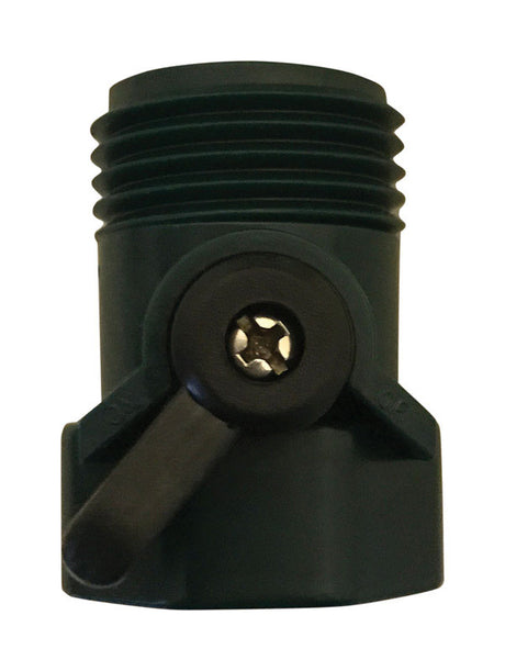 Rugg 3/4 in. Plastic Threaded Male Hose Shut-off Valve, Pack of 30