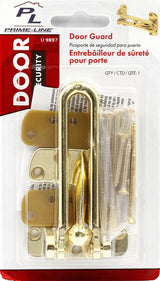 Defender Security U 9897 Swing Bar Lock, 3-7/8 in L, Metal, Brass