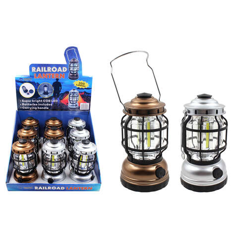 Diamond Visions 300 lm Assorted LED Railroad Lantern, Pack of 9