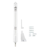 Wright Products V2015WH Pneumatic Screen and Storm Door Closer, 11-1/4 in Dia Rod, 12-3/4 in L, Gloss, 90 deg Opening