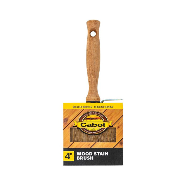 WOOD STAIN BRUSH FLAT 4IN