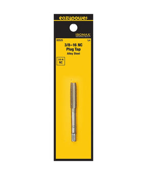 Isomax 82525 Fractional Tap, 3/8-16 Thread, NC Thread, Plug Chamfer, Tungsten Steel