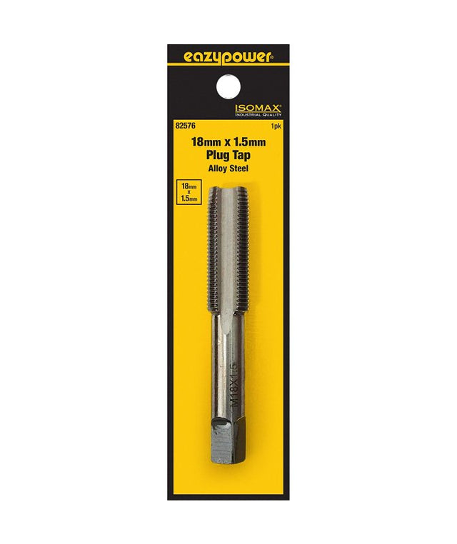 Isomax 82576 Tap, 18 x 1.5 mm Thread, Plug Chamfer