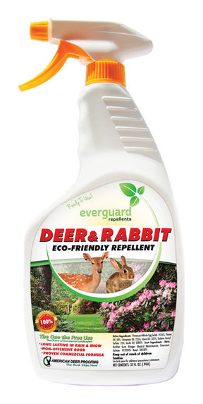 Everguard Repellents Animal Repellent Spray For Deer and Rabbits 32 oz, Pack of 12