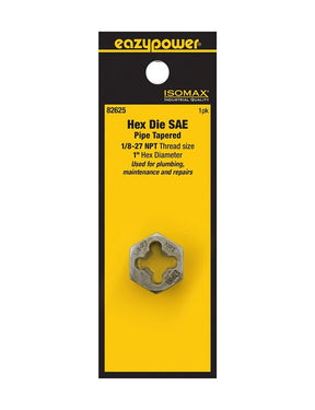 Isomax 82625 Threading Die, 1/8-27 Thread, NPT Thread