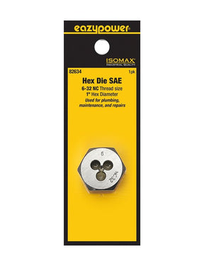 Isomax 82634 Machine Die, #6-32 Thread, NC Thread
