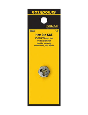Isomax 82637 Machine Die, #10-32 Thread, NC Thread