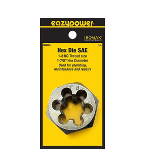 Isomax 82664 Threading Die, 1-8 Thread, NC Thread