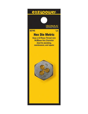Isomax 82745 Plug Die, M4x0.75 Thread, Metric Thread