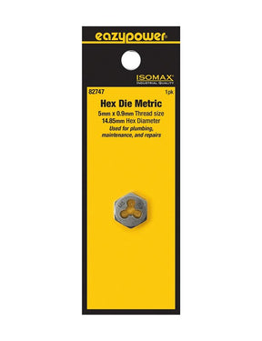 Isomax 82747 Plug Die, 5 x 0.9 mm Thread, Metric Thread