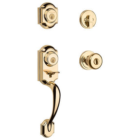 Kwikset Montara, Signature Series 553MNHXJ 3 SMT RBP Handleset with Juno Knob, Traditional Lock, Arch Handle, 1 Grade