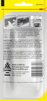Little Trees Vent Wrap CTK-52731-24 Air Freshener Pack, Paper, Black Ice, Pack of 4
