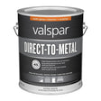 Valspar 007.5760020.007 Direct-To-Metal Paint, Semi-Gloss, Extra White, 1 gal, Pack of 4