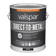 Valspar 007.5760026.007 Direct-To-Metal Paint, Semi-Gloss, Black, 1 gal, Pack of 4