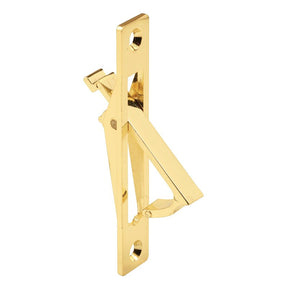 Prime-Line N 6768 Door Pull, 5/8 in W, 3/4 in D, 3-1/2 in H, Aluminum, Brass
