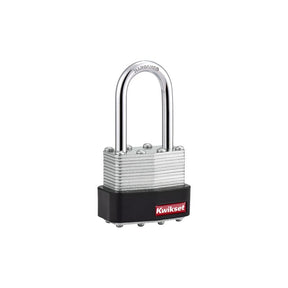 Kwikset 90260-104 Padlock, Keyed Different Key, 0.24 in Dia Shackle, 1-1/2 in H Shackle, Steel Shackle, 1-9/16 in W Body